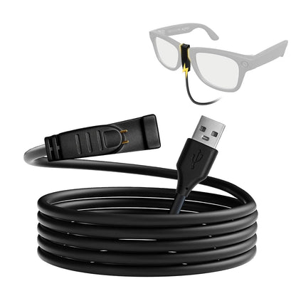 USB Charging Cable for Rayban Meta Wayfarer Smart Glasses, Portable Charger Cable Compatible with Meta Glasses Rayban, for Rayban Meta Accessories, 3.28Ft