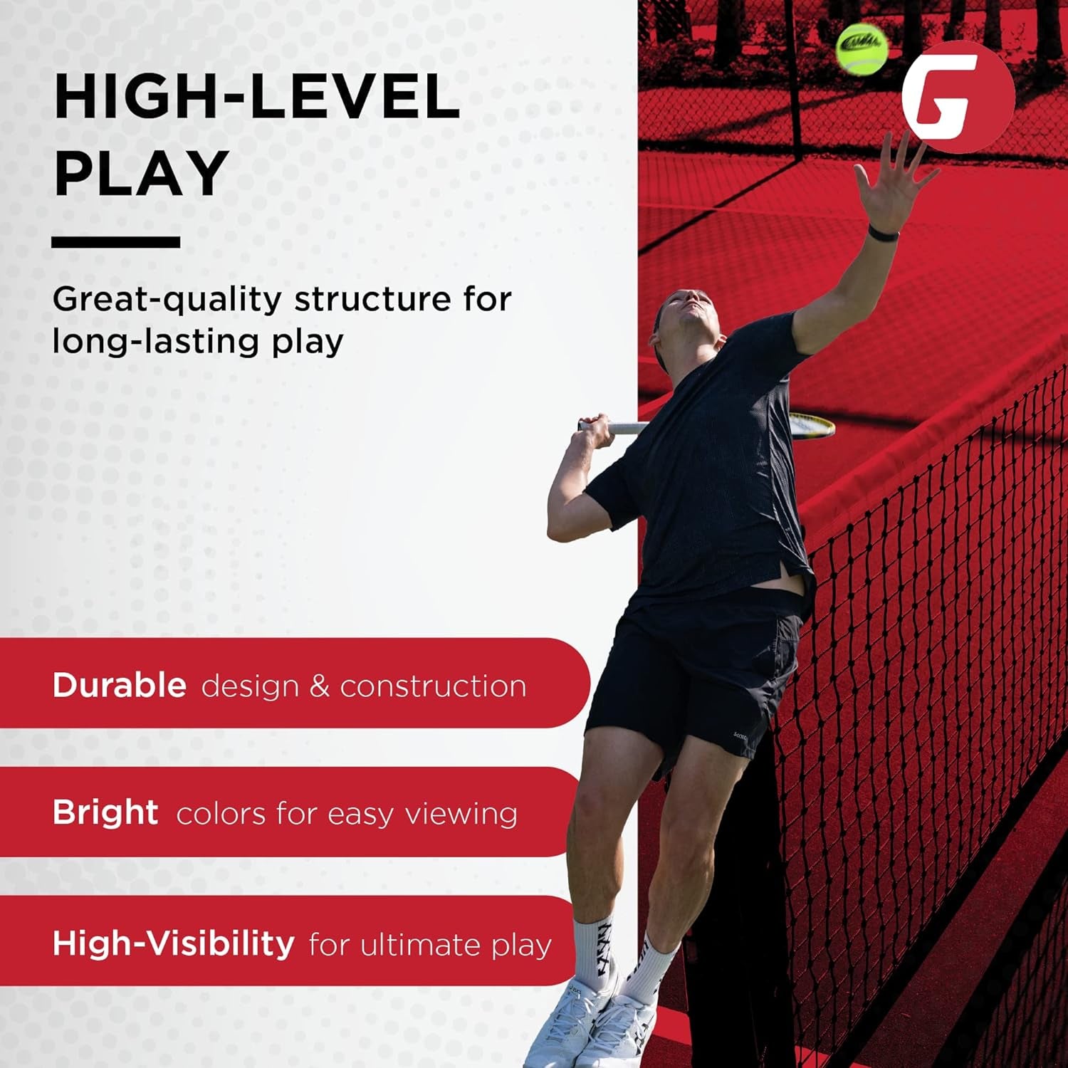 Sports Pressureless Tennis Balls Box - Ideal for Practice, Teaching, and Training with High-Visbility Felt - Indoor and Outdoor Court Play - 48 and 75 Pack Sizes
