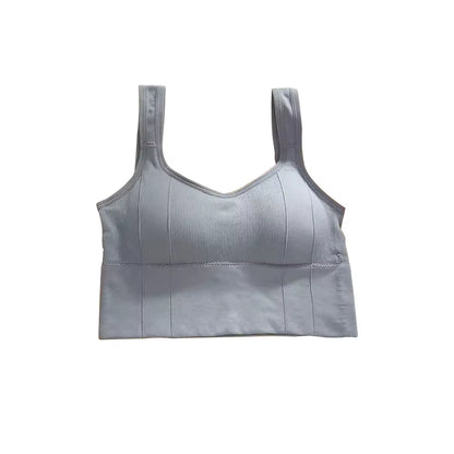 1Pcbreathable Sports Bra Anti-Sweat Fitness Top Women Seamless Yoga Bra Shockproof Crop Top Push up Sport Bra Gym Workout Top