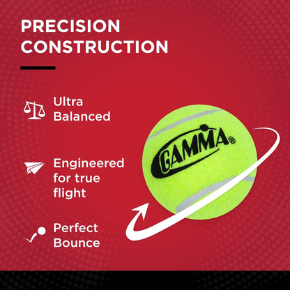 Sports Pressureless Tennis Balls Box - Ideal for Practice, Teaching, and Training with High-Visbility Felt - Indoor and Outdoor Court Play - 48 and 75 Pack Sizes